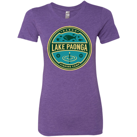 Lake Paonga Fishing Camp Women's Triblend T-Shirt