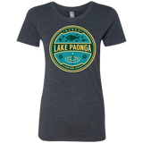 T-Shirts Vintage Navy / Small Lake Paonga Fishing Camp Women's Triblend T-Shirt