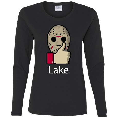 T-Shirts Black / S Lake Women's Long Sleeve T-Shirt