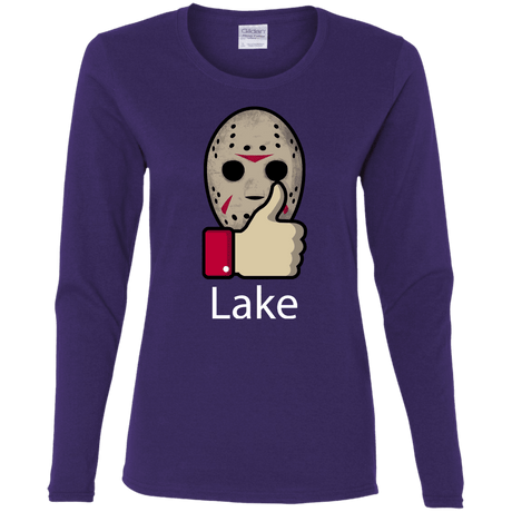 T-Shirts Purple / S Lake Women's Long Sleeve T-Shirt