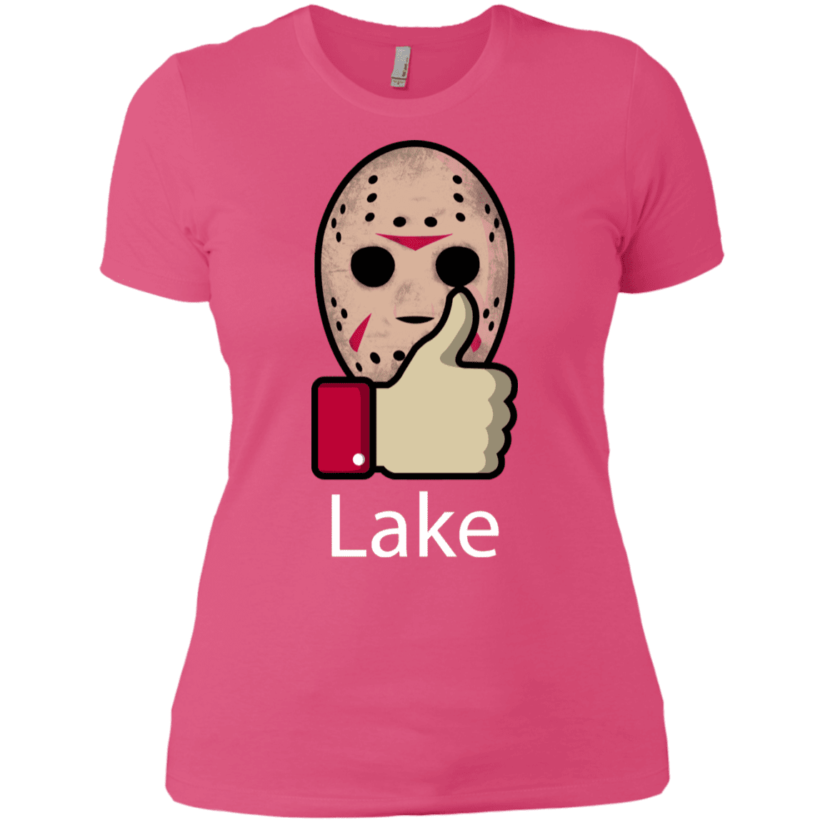 T-Shirts Hot Pink / X-Small Lake Women's Premium T-Shirt