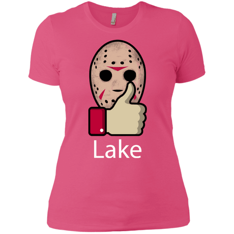 T-Shirts Hot Pink / X-Small Lake Women's Premium T-Shirt