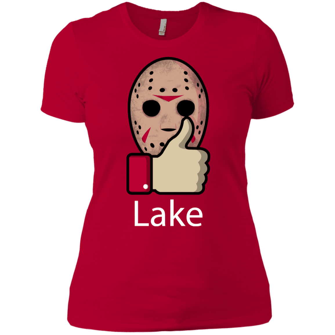 T-Shirts Red / X-Small Lake Women's Premium T-Shirt