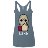 T-Shirts Indigo / X-Small Lake Women's Triblend Racerback Tank