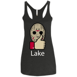 T-Shirts Vintage Black / X-Small Lake Women's Triblend Racerback Tank