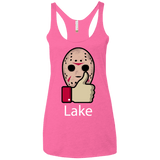 T-Shirts Vintage Pink / X-Small Lake Women's Triblend Racerback Tank