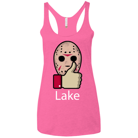 T-Shirts Vintage Pink / X-Small Lake Women's Triblend Racerback Tank