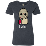 T-Shirts Vintage Navy / S Lake Women's Triblend T-Shirt