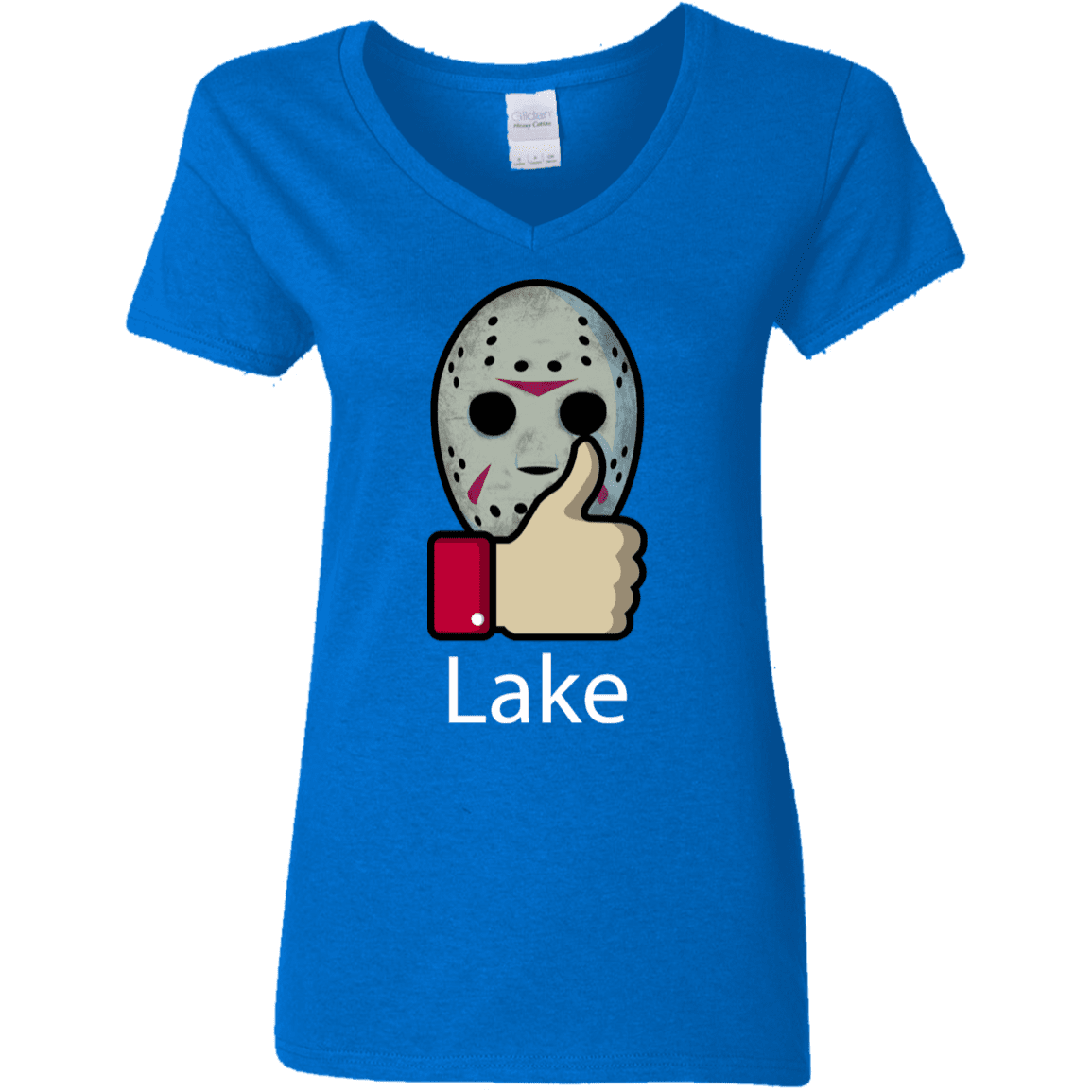 T-Shirts Royal / S Lake Women's V-Neck T-Shirt