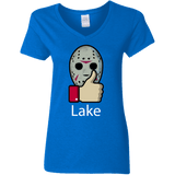 T-Shirts Royal / S Lake Women's V-Neck T-Shirt