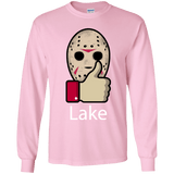 T-Shirts Light Pink / YS Lake Youth Long Sleeve T-Shirt