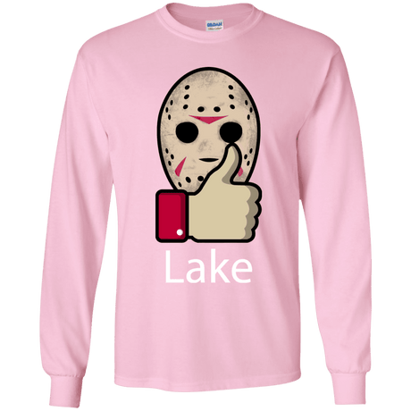 T-Shirts Light Pink / YS Lake Youth Long Sleeve T-Shirt