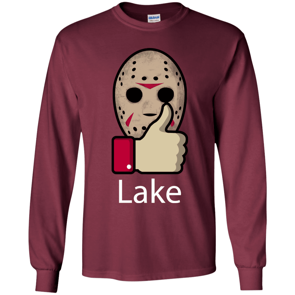 T-Shirts Maroon / YS Lake Youth Long Sleeve T-Shirt