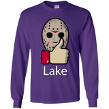 T-Shirts Purple / YS Lake Youth Long Sleeve T-Shirt