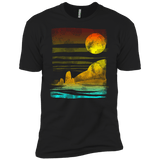 T-Shirts Black / YXS Landscape Painted With Tea Boys Premium T-Shirt