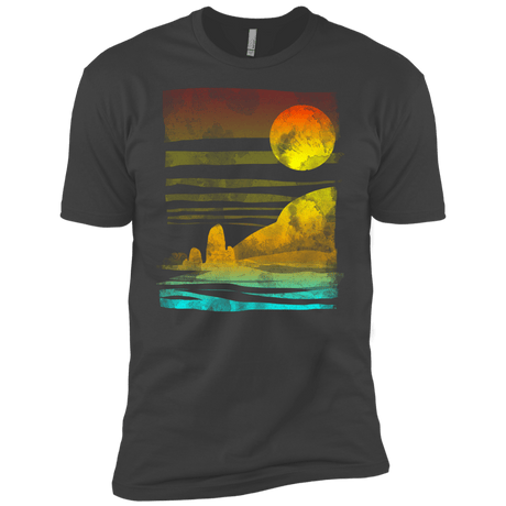 T-Shirts Heavy Metal / YXS Landscape Painted With Tea Boys Premium T-Shirt