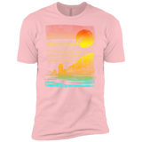 T-Shirts Light Pink / YXS Landscape Painted With Tea Boys Premium T-Shirt