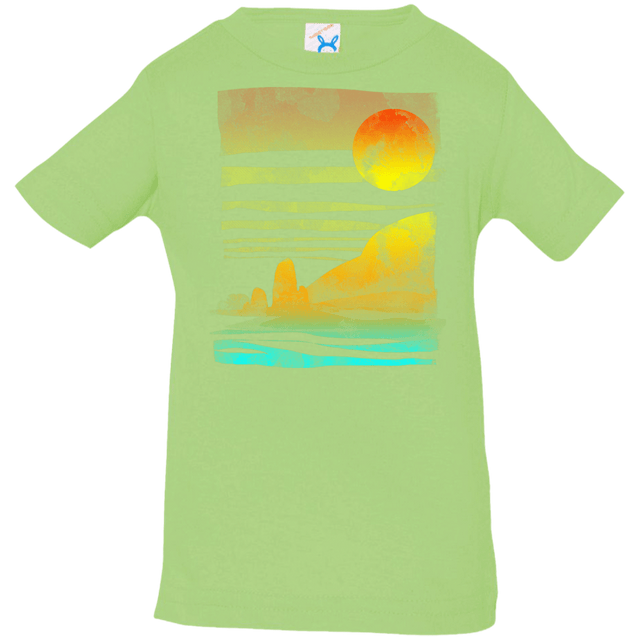 T-Shirts Key Lime / 6 Months Landscape Painted With Tea Infant Premium T-Shirt