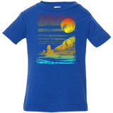 T-Shirts Royal / 6 Months Landscape Painted With Tea Infant Premium T-Shirt