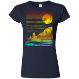 T-Shirts Navy / S Landscape Painted With Tea Junior Slimmer-Fit T-Shirt