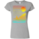 T-Shirts Sport Grey / S Landscape Painted With Tea Junior Slimmer-Fit T-Shirt