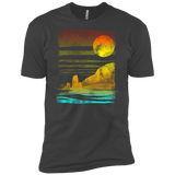 T-Shirts Heavy Metal / X-Small Landscape Painted With Tea Men's Premium T-Shirt