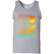 T-Shirts Sport Grey / S Landscape Painted With Tea Men's Tank Top