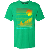 T-Shirts Envy / S Landscape Painted With Tea Men's Triblend T-Shirt