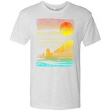 T-Shirts Heather White / S Landscape Painted With Tea Men's Triblend T-Shirt