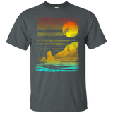 T-Shirts Dark Heather / S Landscape Painted With Tea T-Shirt