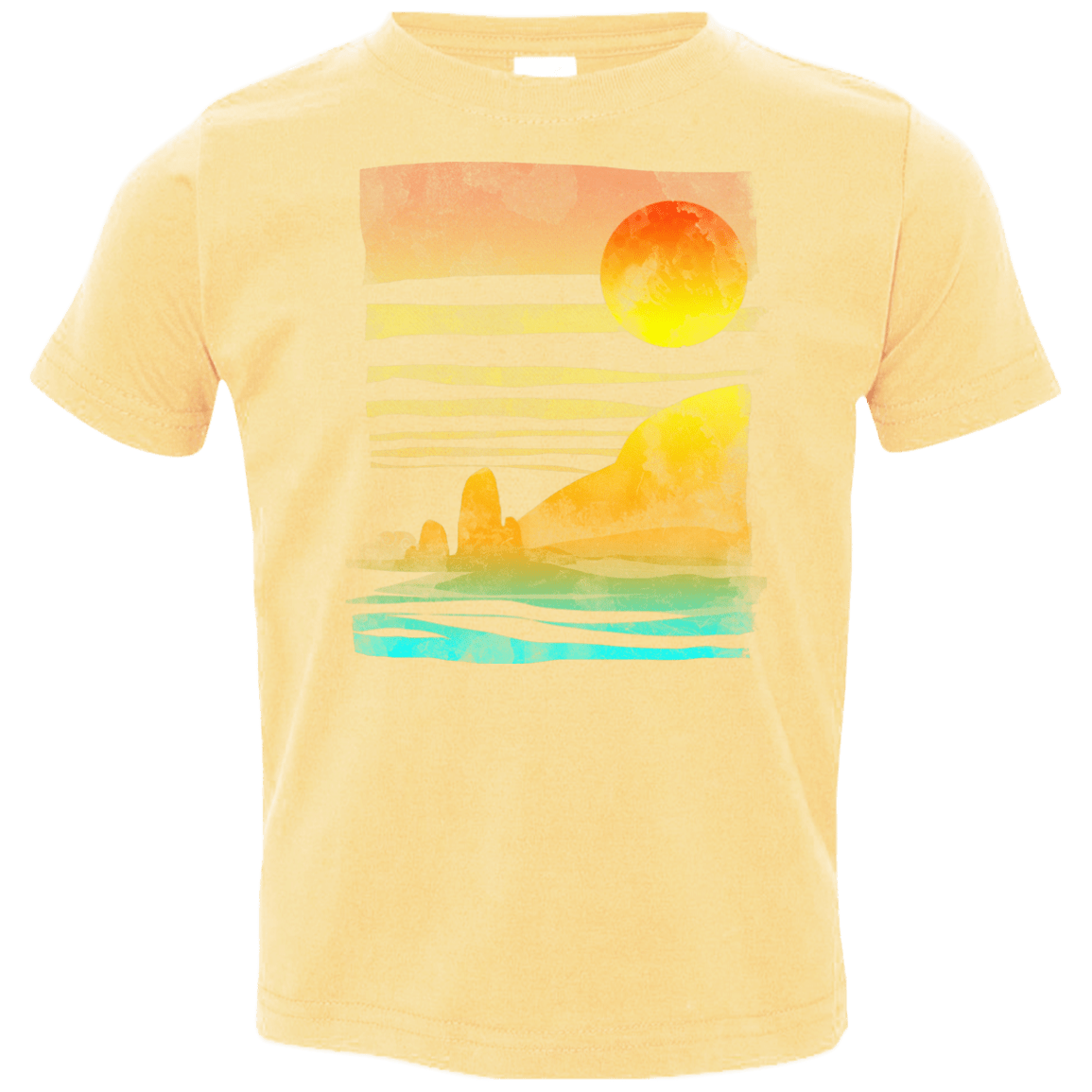 T-Shirts Butter / 2T Landscape Painted With Tea Toddler Premium T-Shirt