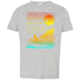 T-Shirts Heather Grey / 2T Landscape Painted With Tea Toddler Premium T-Shirt