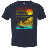 T-Shirts Navy / 2T Landscape Painted With Tea Toddler Premium T-Shirt