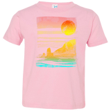 T-Shirts Pink / 2T Landscape Painted With Tea Toddler Premium T-Shirt