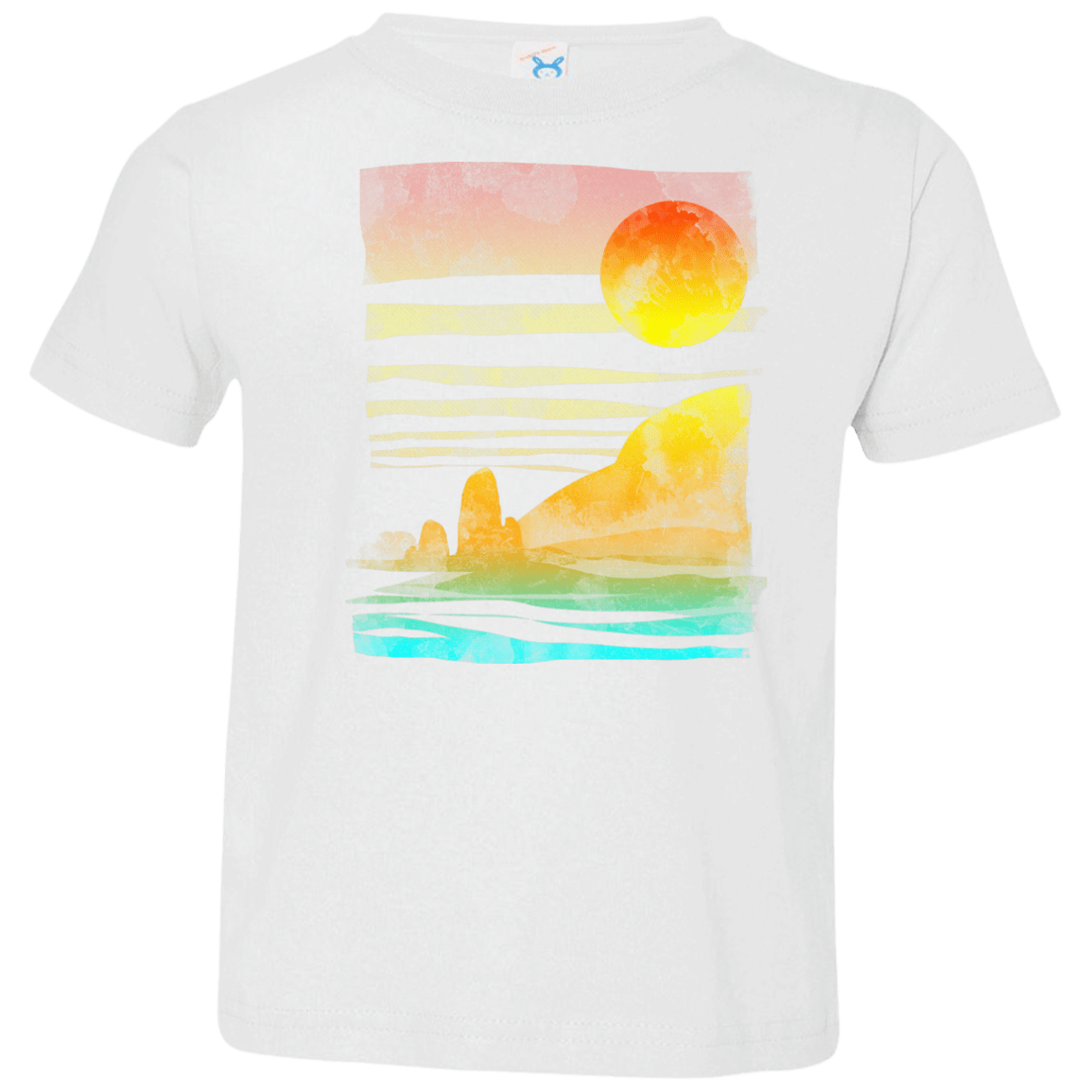 T-Shirts White / 2T Landscape Painted With Tea Toddler Premium T-Shirt