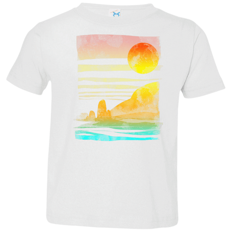 T-Shirts White / 2T Landscape Painted With Tea Toddler Premium T-Shirt