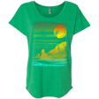 T-Shirts Envy / X-Small Landscape Painted With Tea Triblend Dolman Sleeve