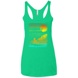 T-Shirts Envy / X-Small Landscape Painted With Tea Women's Triblend Racerback Tank