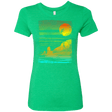 T-Shirts Envy / S Landscape Painted With Tea Women's Triblend T-Shirt