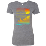 T-Shirts Premium Heather / S Landscape Painted With Tea Women's Triblend T-Shirt