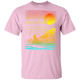 T-Shirts Light Pink / YXS Landscape Painted With Tea Youth T-Shirt