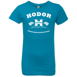 T-Shirts Turquoise / YXS Language Academy Girls Premium T-Shirt