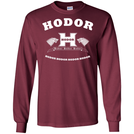 T-Shirts Maroon / S Language Academy Men's Long Sleeve T-Shirt