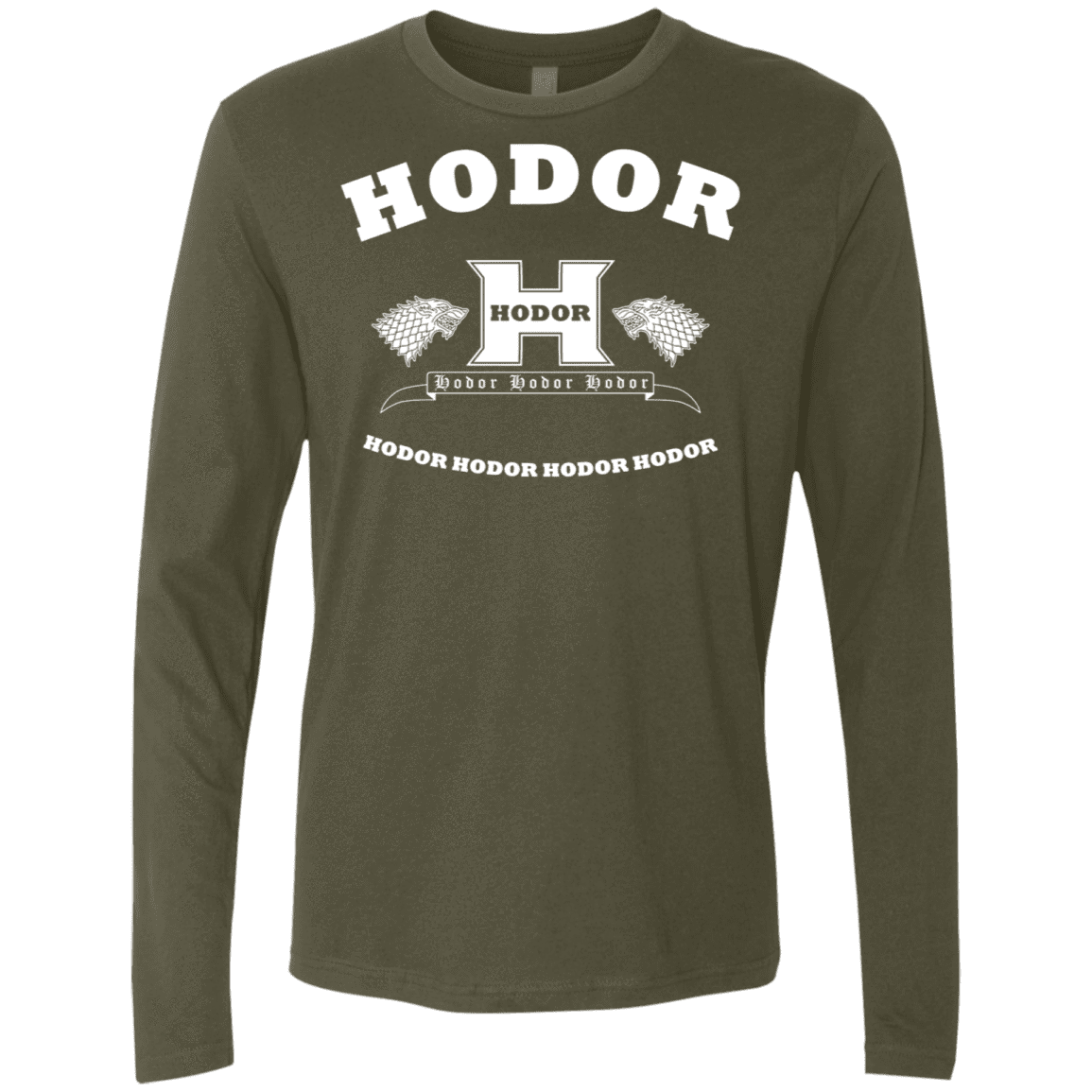 T-Shirts Military Green / S Language Academy Men's Premium Long Sleeve