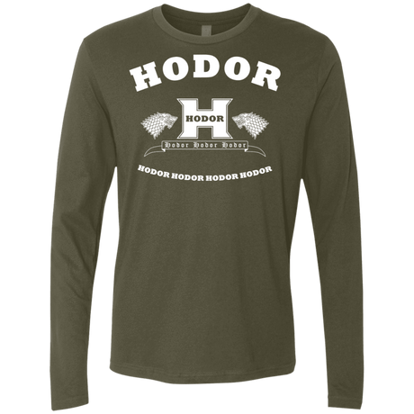 T-Shirts Military Green / S Language Academy Men's Premium Long Sleeve