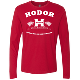 T-Shirts Red / S Language Academy Men's Premium Long Sleeve