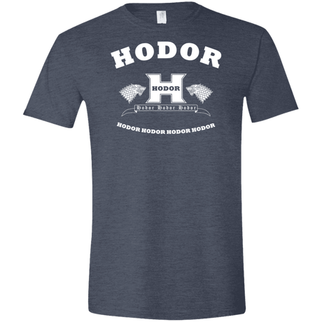 T-Shirts Heather Navy / S Language Academy Men's Semi-Fitted Softstyle