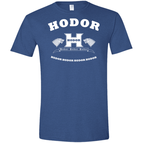 T-Shirts Heather Royal / X-Small Language Academy Men's Semi-Fitted Softstyle