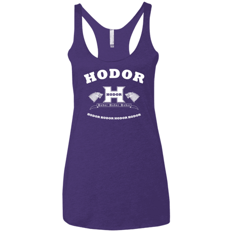 T-Shirts Purple Rush / X-Small Language Academy Women's Triblend Racerback Tank