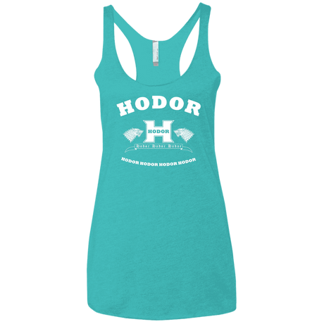 T-Shirts Tahiti Blue / X-Small Language Academy Women's Triblend Racerback Tank